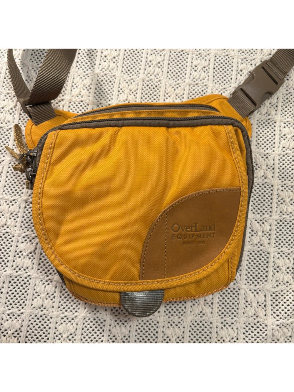 Overland Equipment Bayliss Convertible Crossbody Bag / Waist Pack - Gold